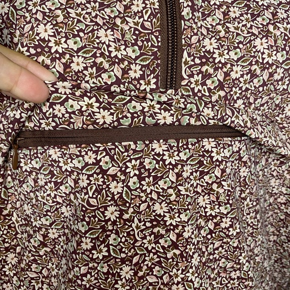 New, Members Mark, floral, quarter zip, Travel Pullover - Picture 3 of 10